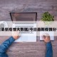 今日最新疫情大数据/今日最新疫情分布图