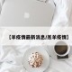 【羊疫情最新消息/羔羊疫情】